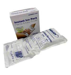 Instant ice pack for sports first aid kits, quick relief from injuries.