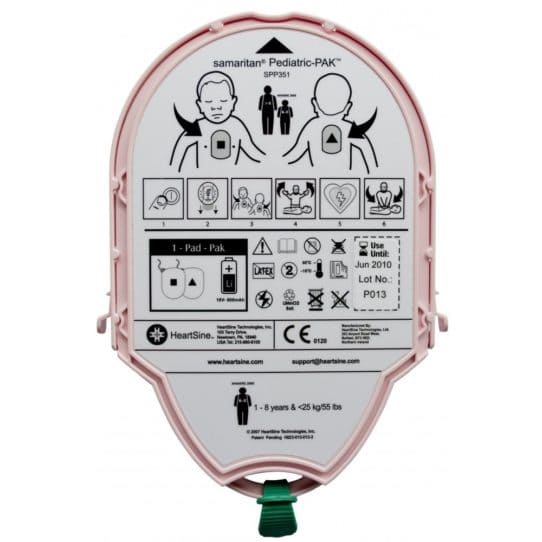 Automated External Defibrillator (AED) for sports first aid kits, essential for emergency rescue.