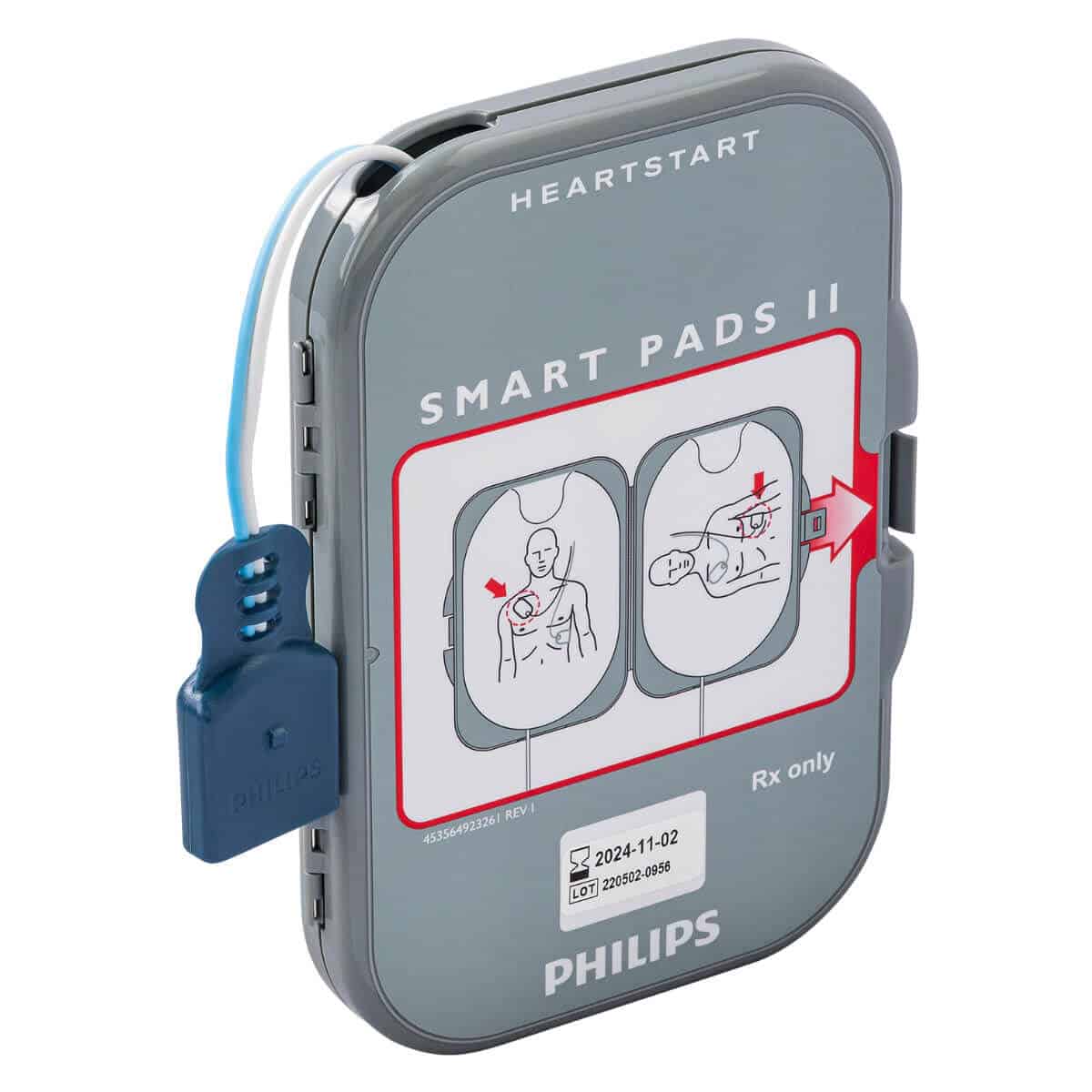 Automated external defibrillator (AED) first aid kit for sports injury response.